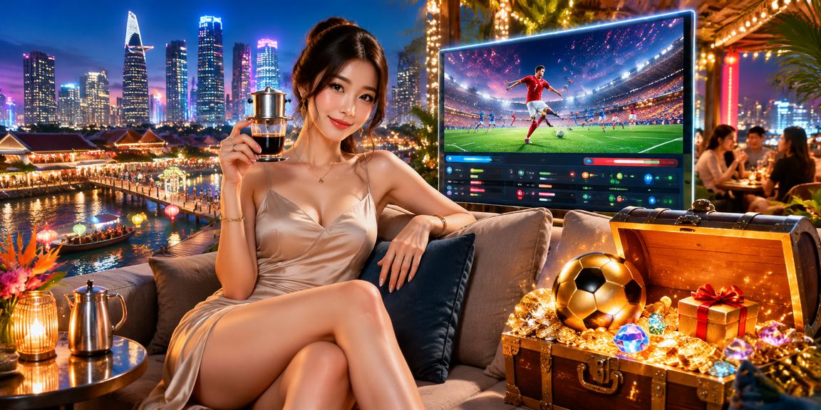 Người chơi casino tại TP.HCM thưởng thức cà phê bên bàn cược cao cấp