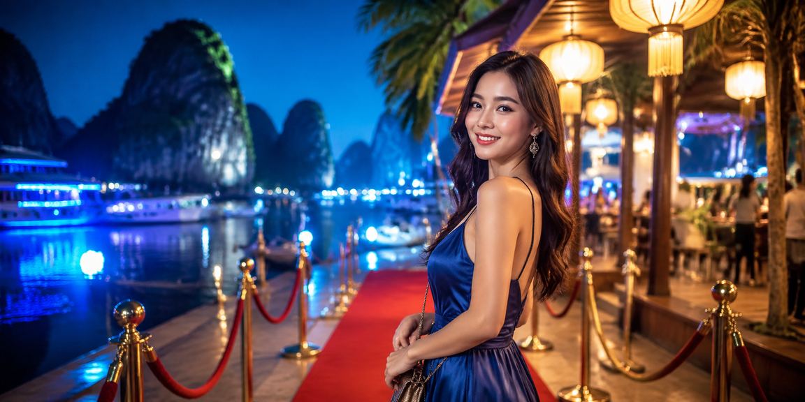 Không gian giải trí và casino sôi động tại khu chợ đêm Ninh Bình